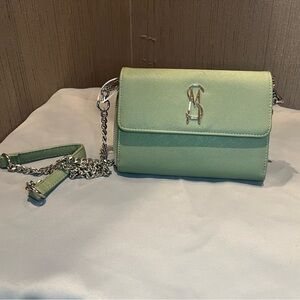 NEW! Steve Madden Olive Crossbody Bag with Silver Chain